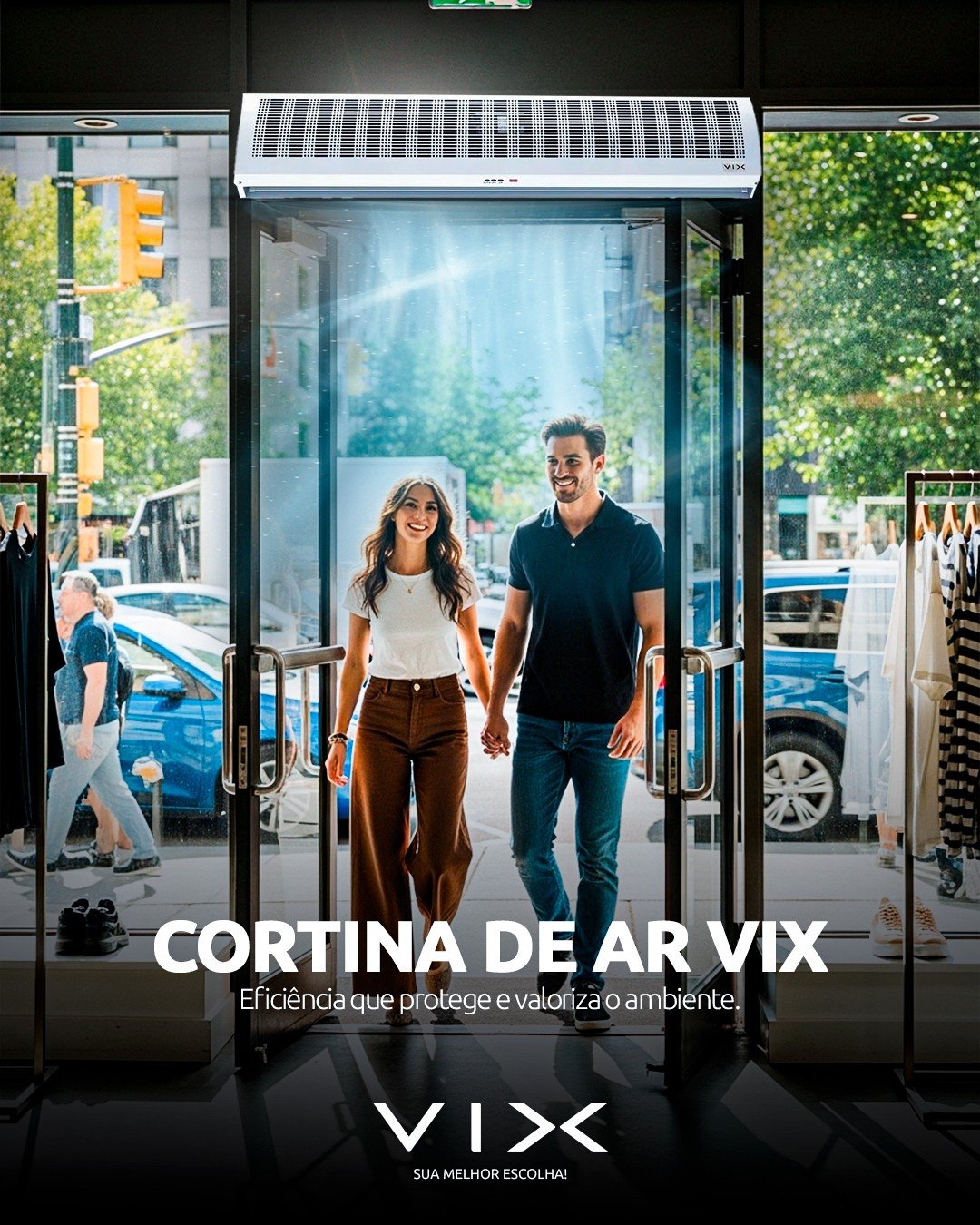 Cortina de ar VIX: eficiência que protege e valoriza o ambiente